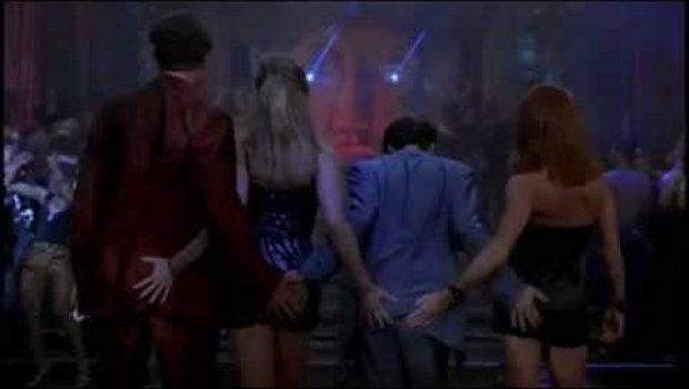 Night at the Roxbury Club scene