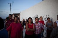 The scene where a body was found in Juarez, Mexico, on Aug. 2, 2009.