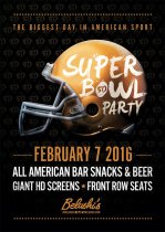 Where to watch the The Superbowl 50 in London, Bath and Edinburgh